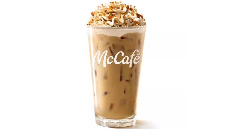 McDonald's Caramel Apple Pie Iced Coffee