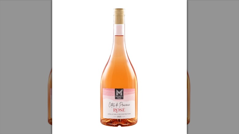 Bottle of Member's Mark Provence rose