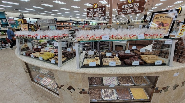 Buc-ee's fudge selection