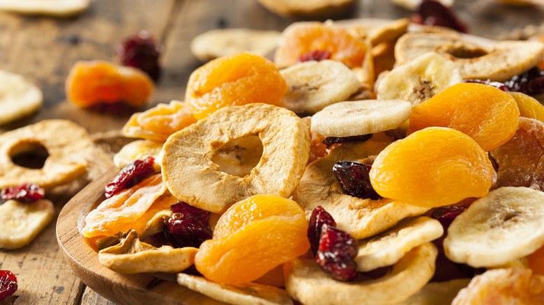 dried food on a plate