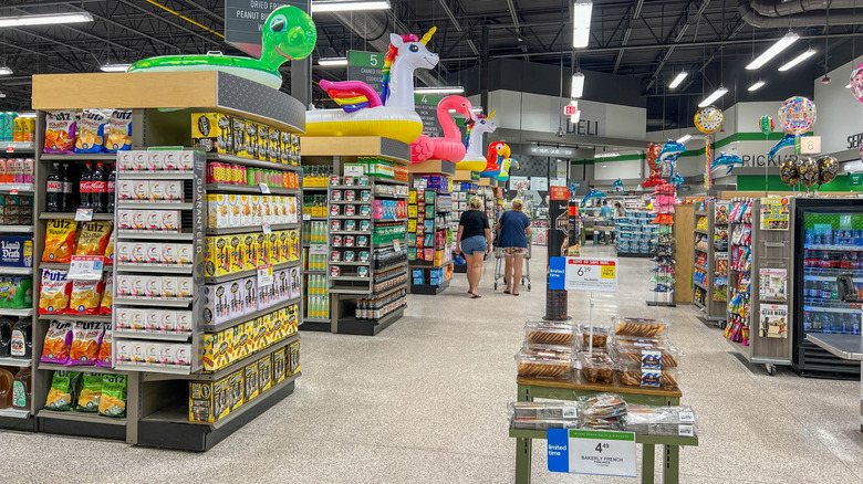 Shoppers at Publix