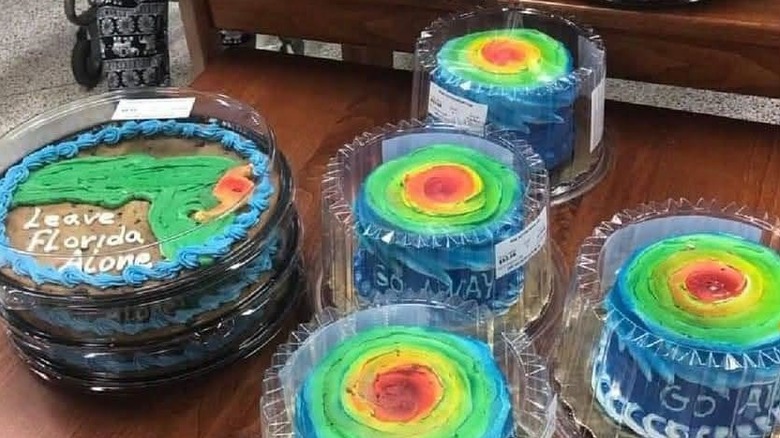 Hurricane cakes at Publix