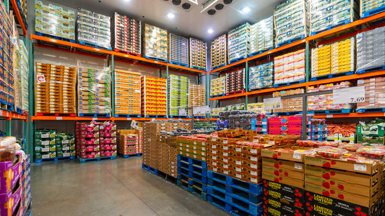 Costco produce refrigerated section