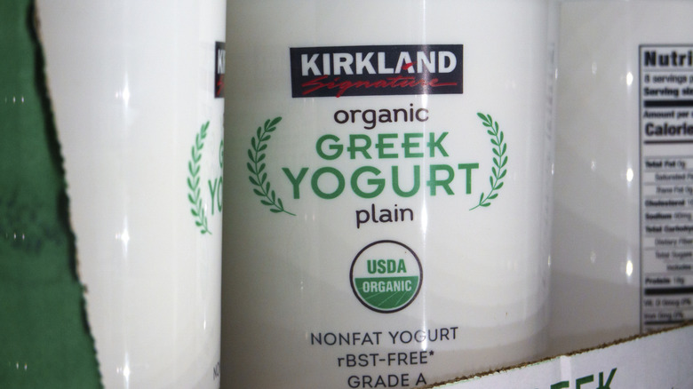 Kirkland organic Greek yogurt