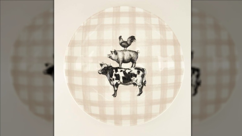 Farm Animal Serving Bowl