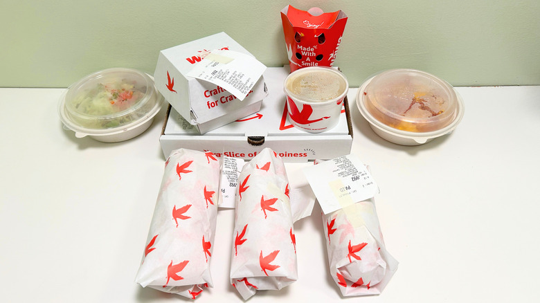 Several Wawa menu items still in wrappers
