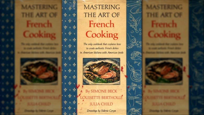 Image of "Mastering The Art Of French Cooking" cookbook.