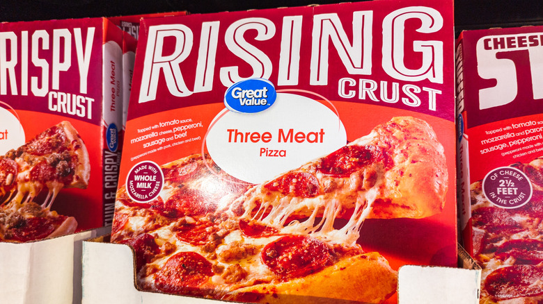 Rising Crust Great Value pizza box
