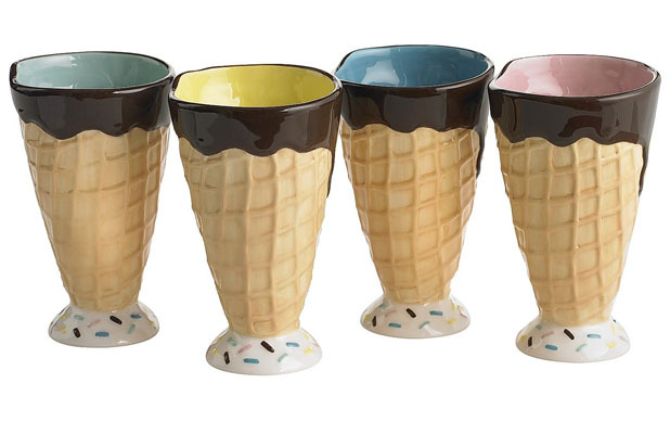 Waffle Cone Ice Cream Dish