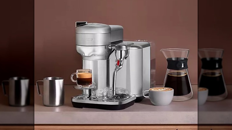 A Breville Nespresso Vertuo Creatista on a countertop