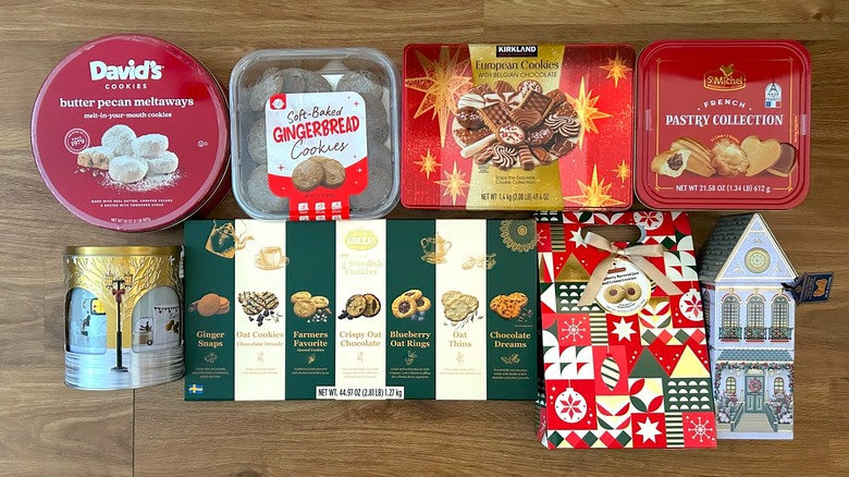 Assorted holiday cookies from Costco