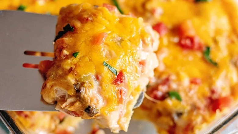 King Ranch casserole slice