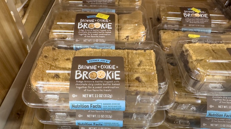 Brookies in plastic containers