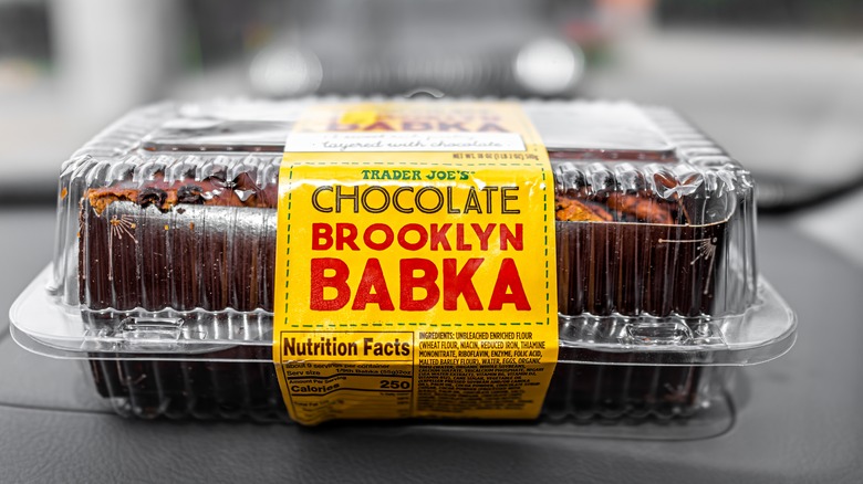 Chocolate Brooklyn Babka in plastic container