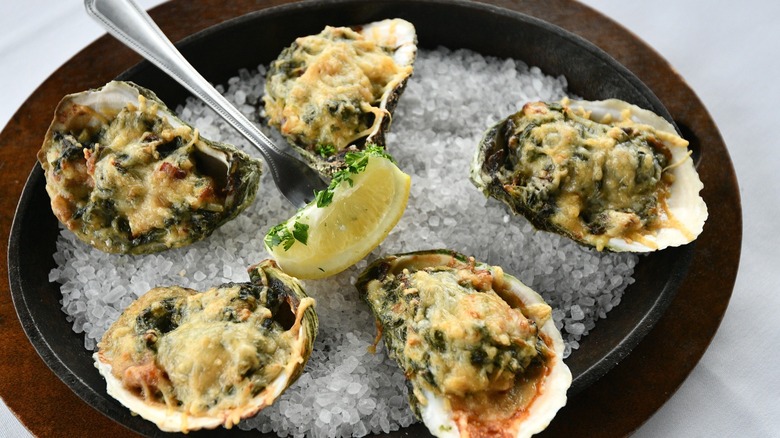 Oysters Rockefeller at Landry's