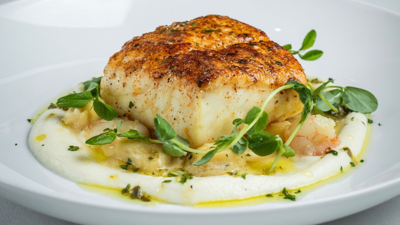 Fish entree at Ocean Prime