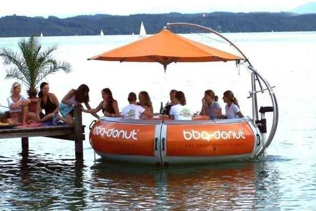 8. BBQ Donut's Floating Restaurant Tables, Germany