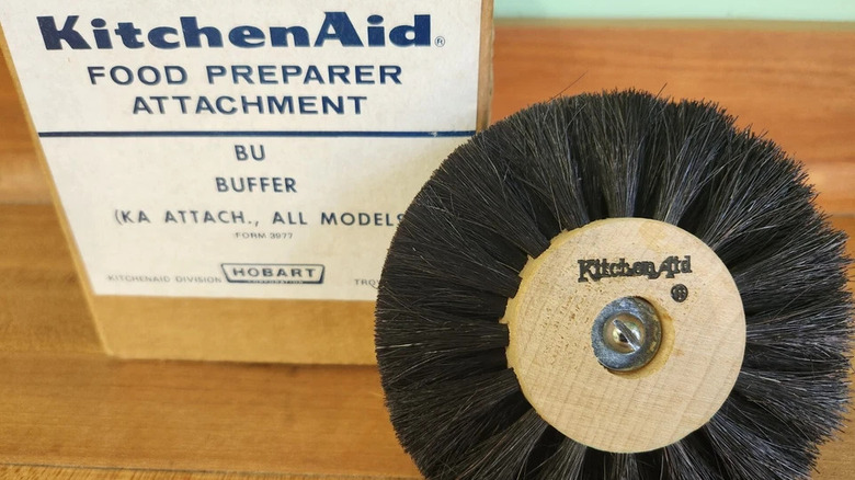 KitchenAid silverware buffer attachment for vintage stand mixer