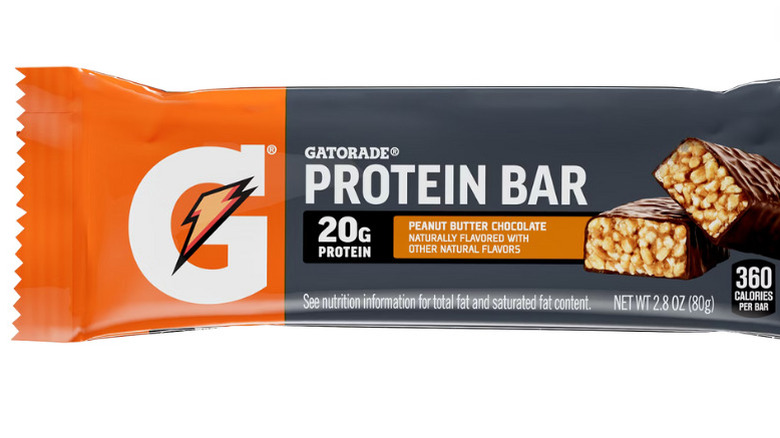 A Gatorade protein bars on a white background