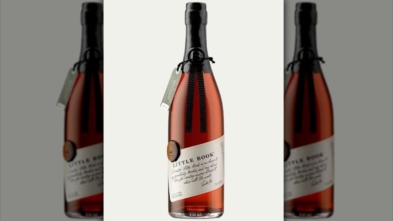 A bottle of Little Book Chapter 9 bourbon