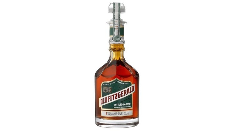 A bottle of Old Fitzgerald 9 Year Bottle-in-Bond bourbon