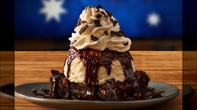 Chocolate Thunder From Down Under Gluten Free Dessert on a plate