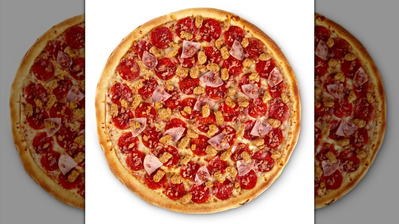 A Member's Mark four meat cafe pizza