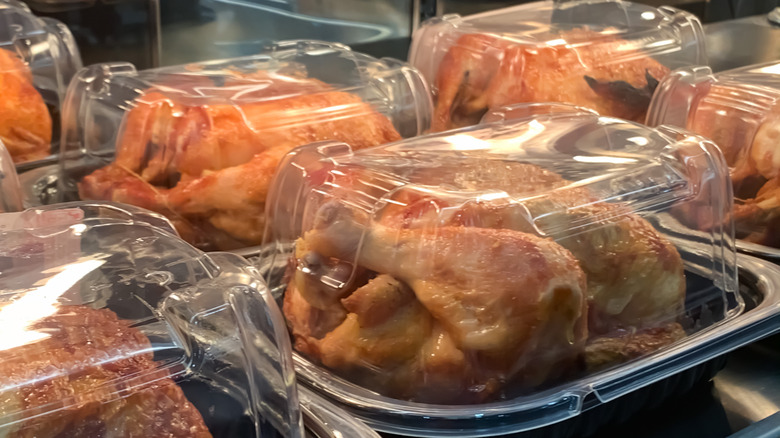 Costco rotisserie chicken containers