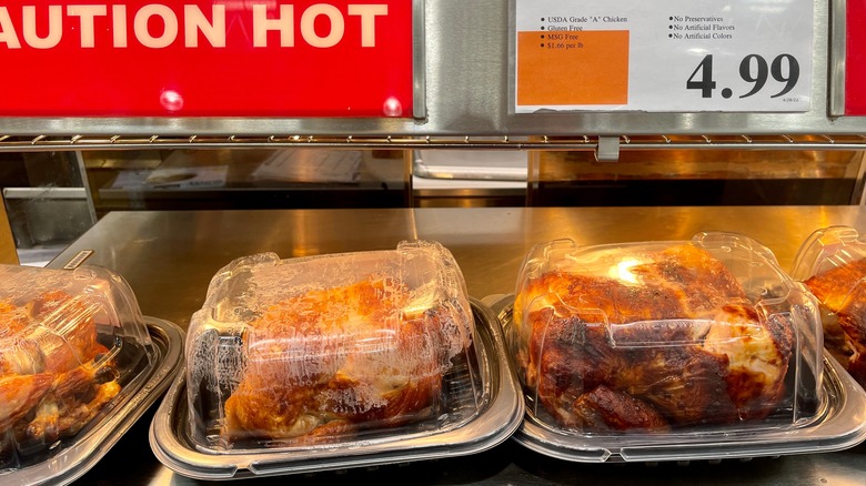 Costco rotisserie chicken price tag