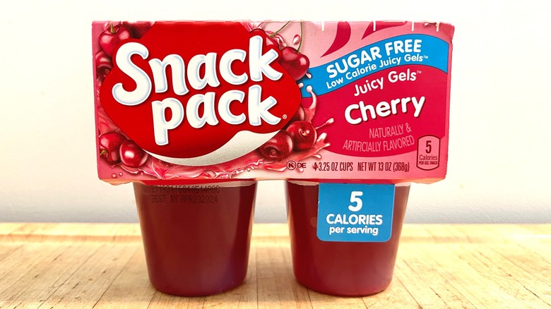 Sugar-free cherry Snack Pack