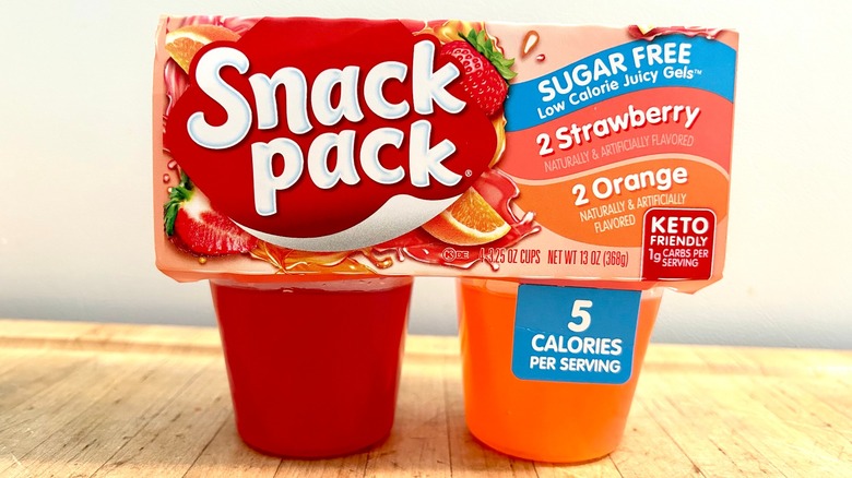 Sugar-free Orange Snack Pack 