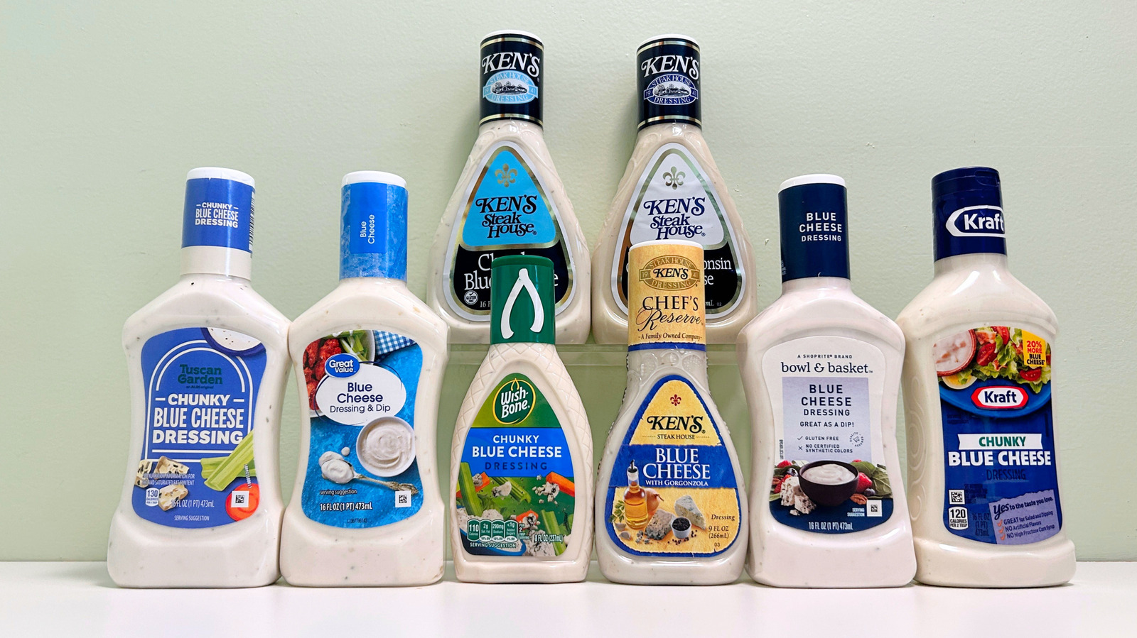 blue cheese vs ranch dressing 8 Store-Bought Dressings, Ranked Worst To Best Marilyn Monroe's crystal-covered gown, clid Color:Custom Color(  Special instructions For Seller)