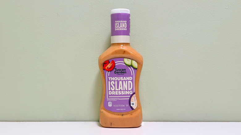 A bottle of Tuscan Garden Thousand Island Dressing