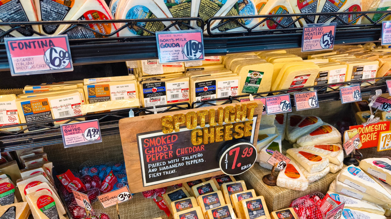 Trader Joe's cheese selection