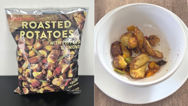 TJ's Roasted Potatoes with Peppers & Onions