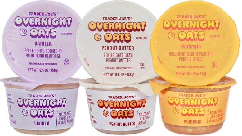 Trader Joe's overnight oats flavors