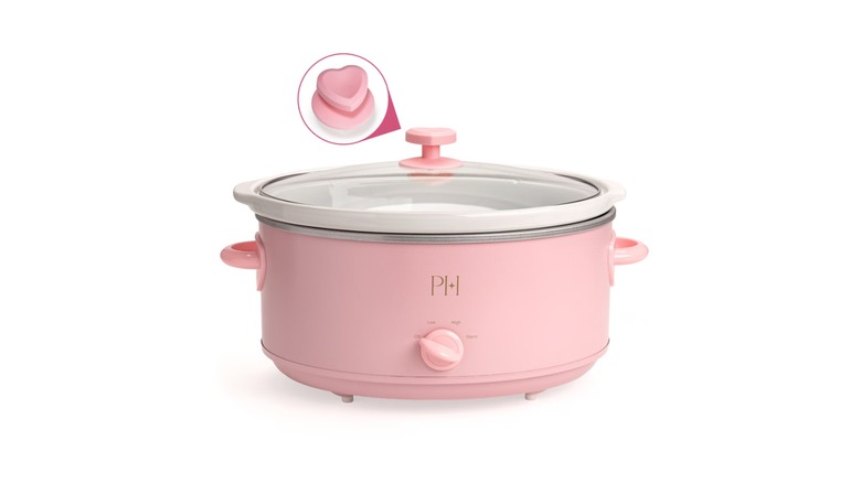 Pink Paris Hilton 7-Quart Manual Slow Cooker