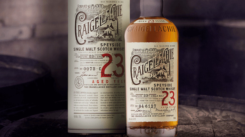 A bottle of Craigellachie 23 Years Old