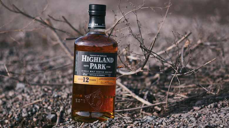 A bottle of Highland Park 12 Year Old