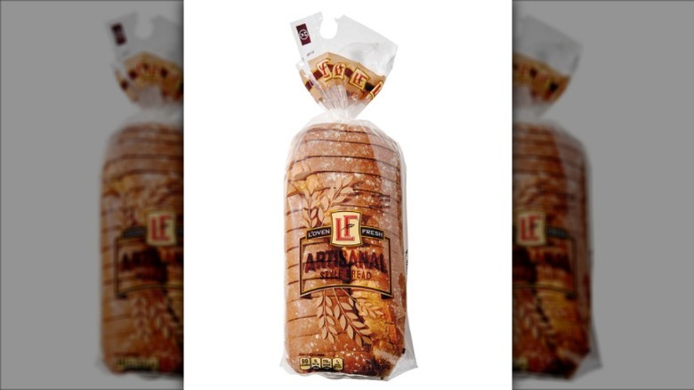 A bag of L'Oven Fresh Artisanal Bread