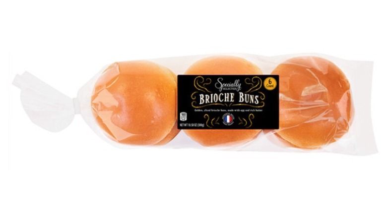 A bag of Specially Selected Brioche Buns