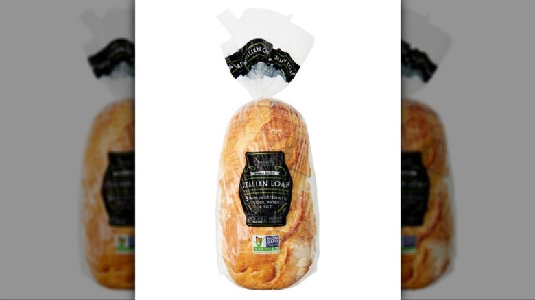 A bag of Specially Selected Italian Bread Loaf