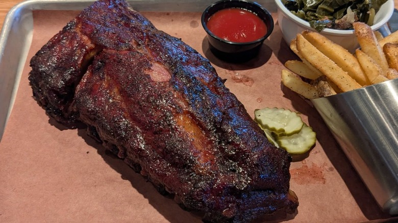 Jim 'N Nick's baby back ribs