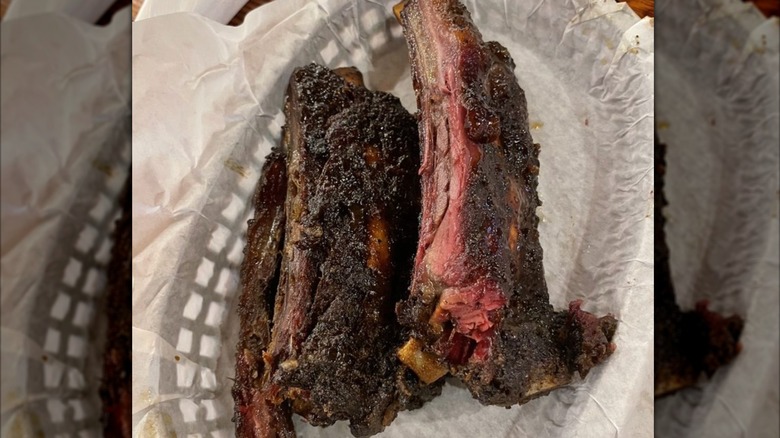 The Salt Lick's bison ribs