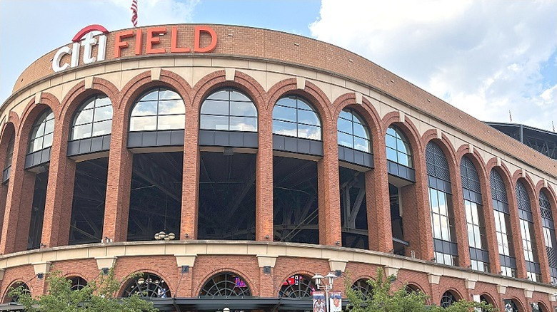 Citi Field stadium building with the name showing