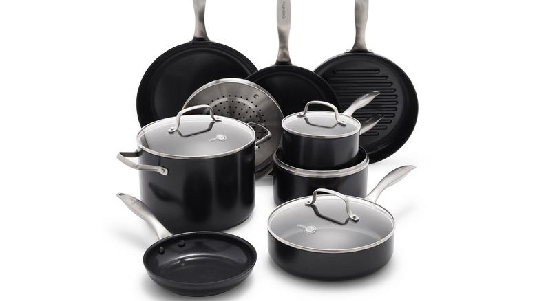 GreenPan Paris Pro 14-piece cookware set