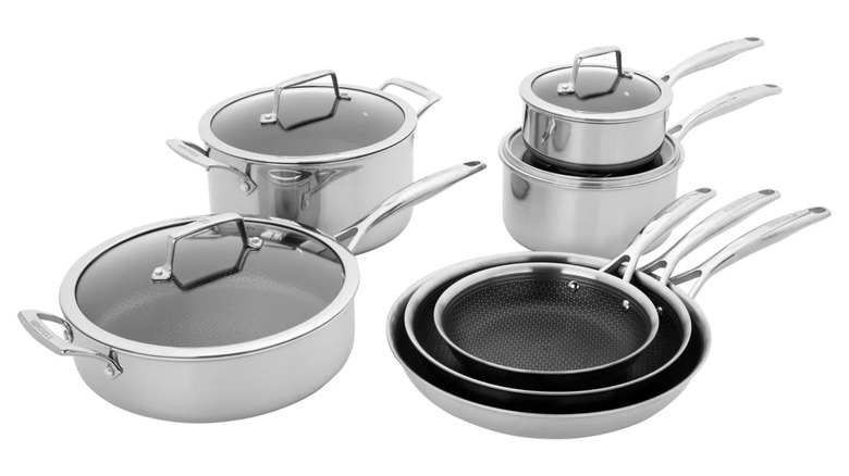 Henckels Paradigm 11–piece cookware set