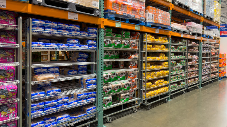 Bread and cookie aisle in Costco