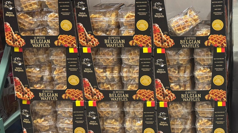 Le Chic Patissier Belgian waffles at Costco