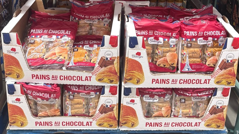 Pains Au Chocolat chocolate croissants from Costco